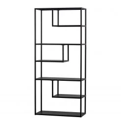 Red Living Étagère Vallvik I - Métal - Noir