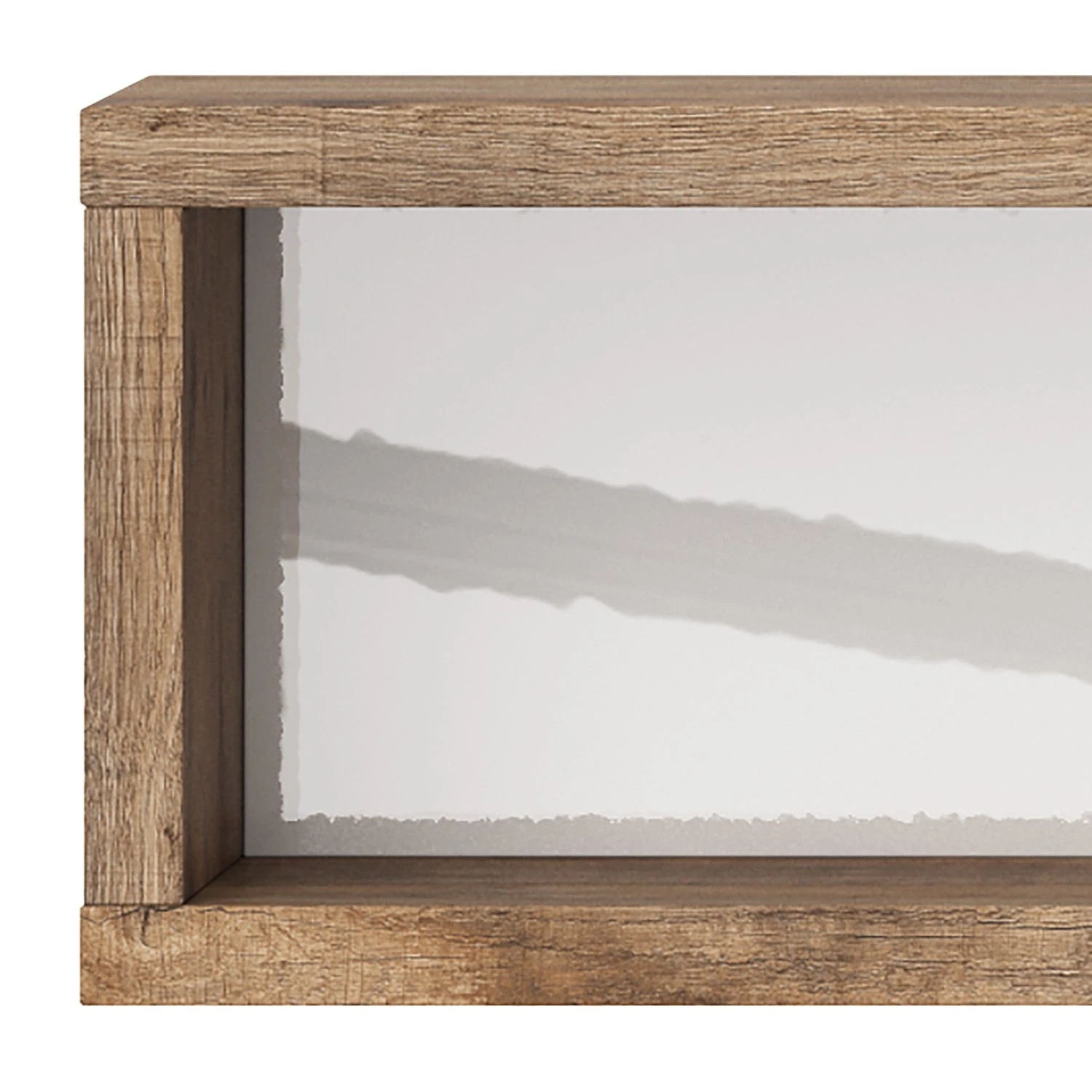 Loftscape Tablette murale Shipley - Blanc brillant / Imitation chêne – Image 4