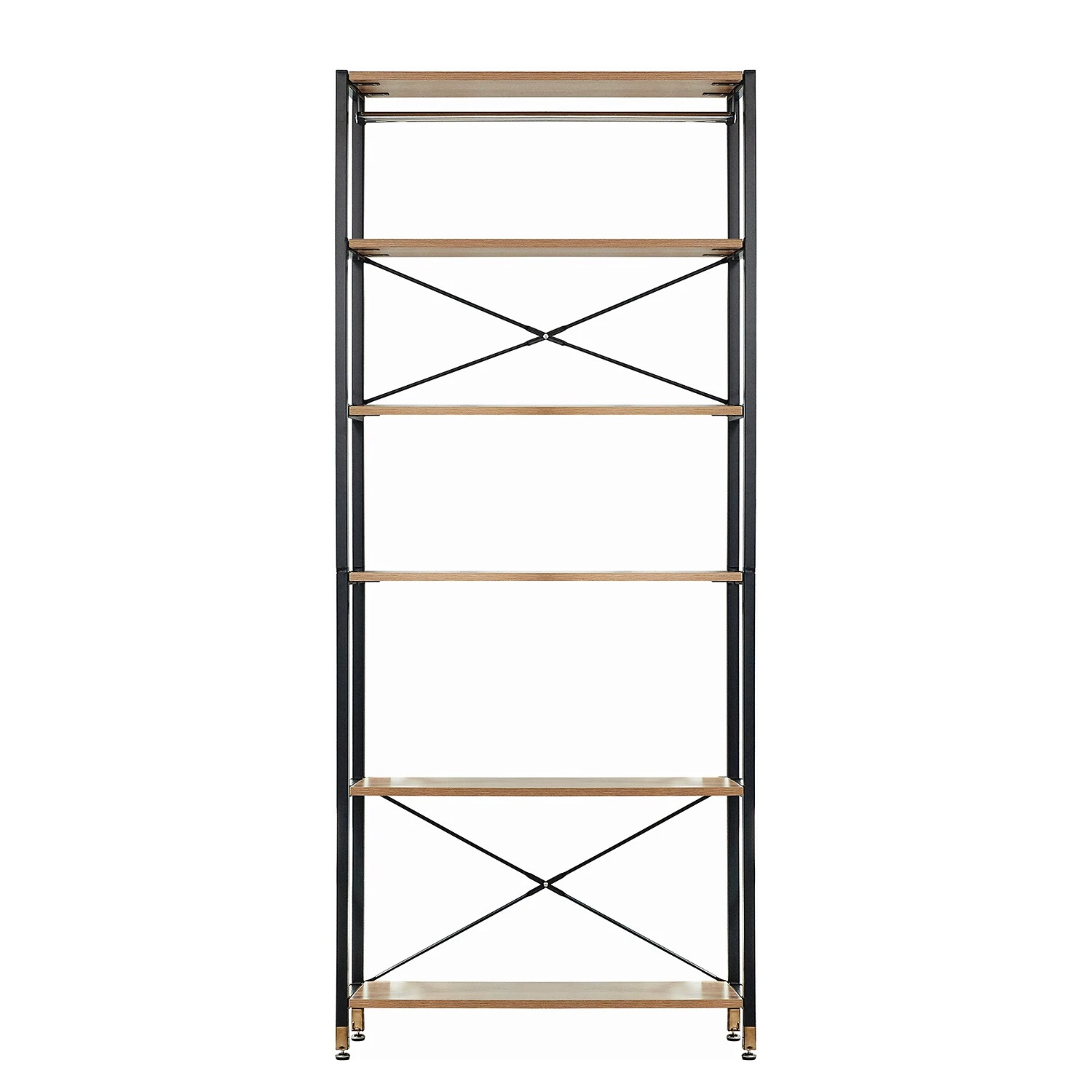 Red Living Étagère Ruoms III - Imitation acacia / Noir – Image 3