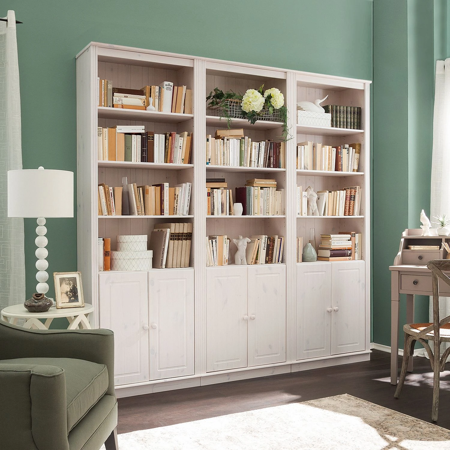 Maison Belfort Bibliothèque Lillehammer I - Epicéa blanc – Image 2