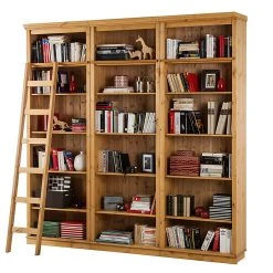 Maison Belfort Bibliothèque Lillehammer II - Pin massif - Epicéa naturel