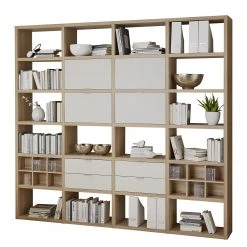 Fredriks Etagère Concept VIII - Imitation chêne / Blanc