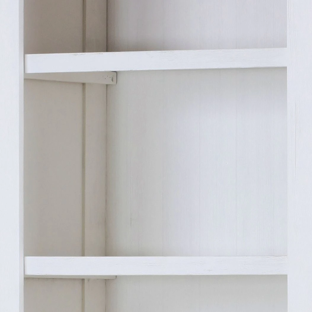 Maison Belfort Étagère Doral - Acacia partiellement massif Blanc / Marron – Image 3