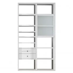 Loftscape Etagère Emporior II - Blanc brillant / Blanc - Sans éclairage