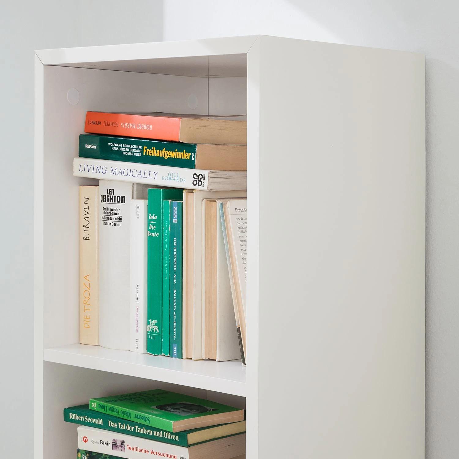 Mørteens Étagère Lindholm I - Blanc / Chêne massif – Image 4