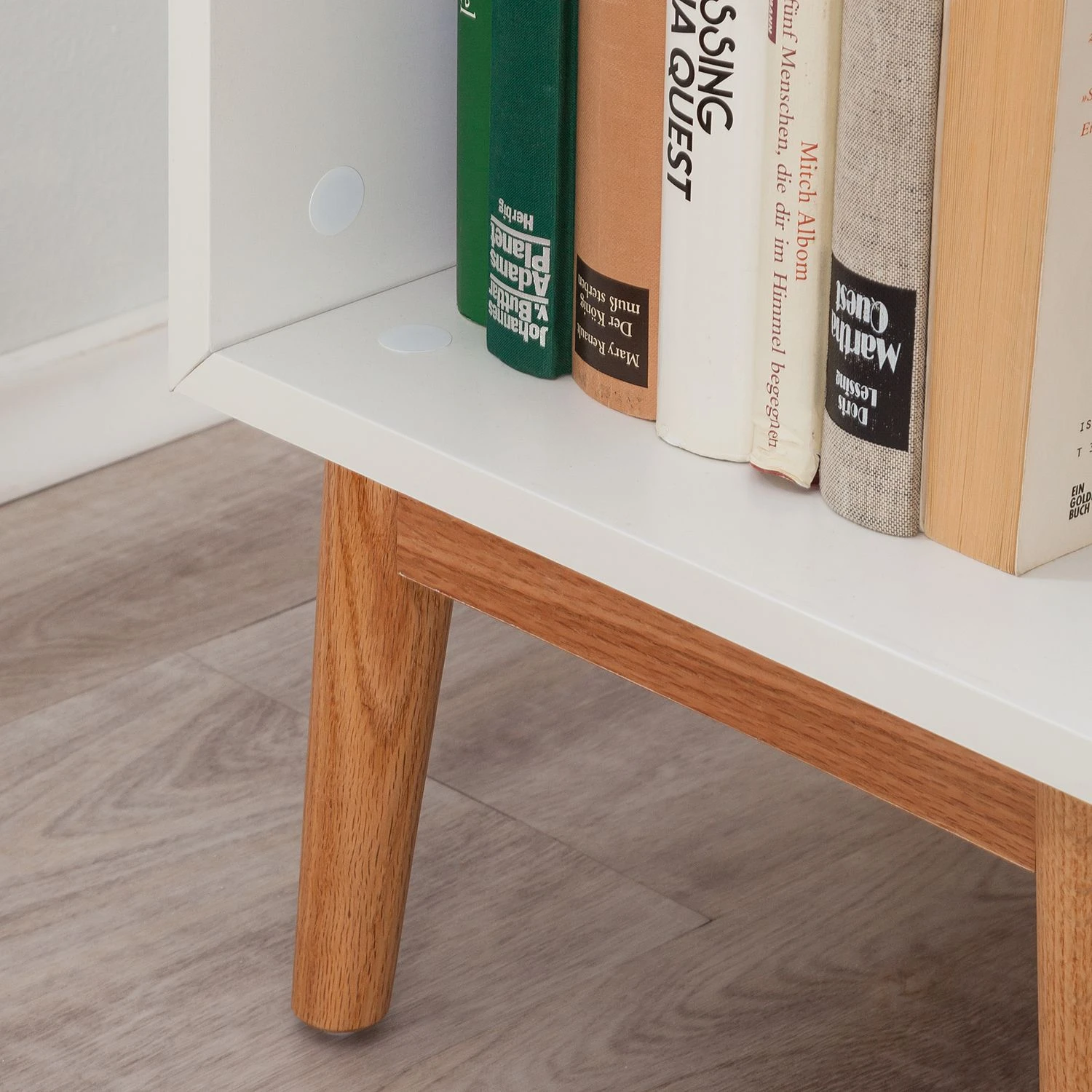 Mørteens Étagère Lindholm I - Blanc / Chêne massif – Image 5