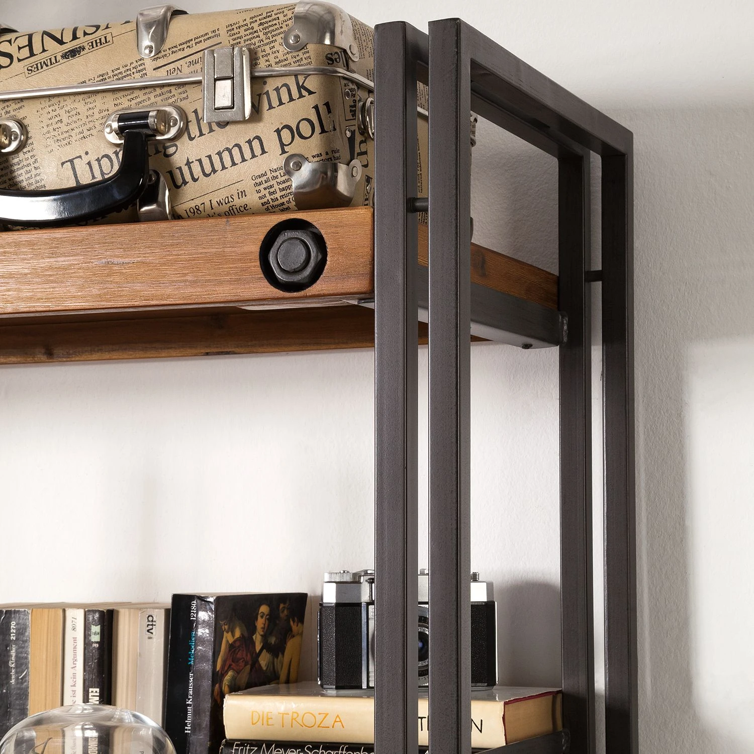 Ars manufacti Étagère Manchester VI - Anthracite / Imitation acacia – Image 9