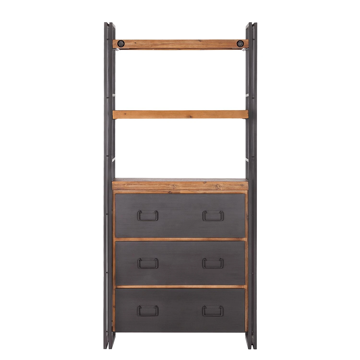 Ars manufacti Étagère Manchester VI - Anthracite / Imitation acacia – Image 4