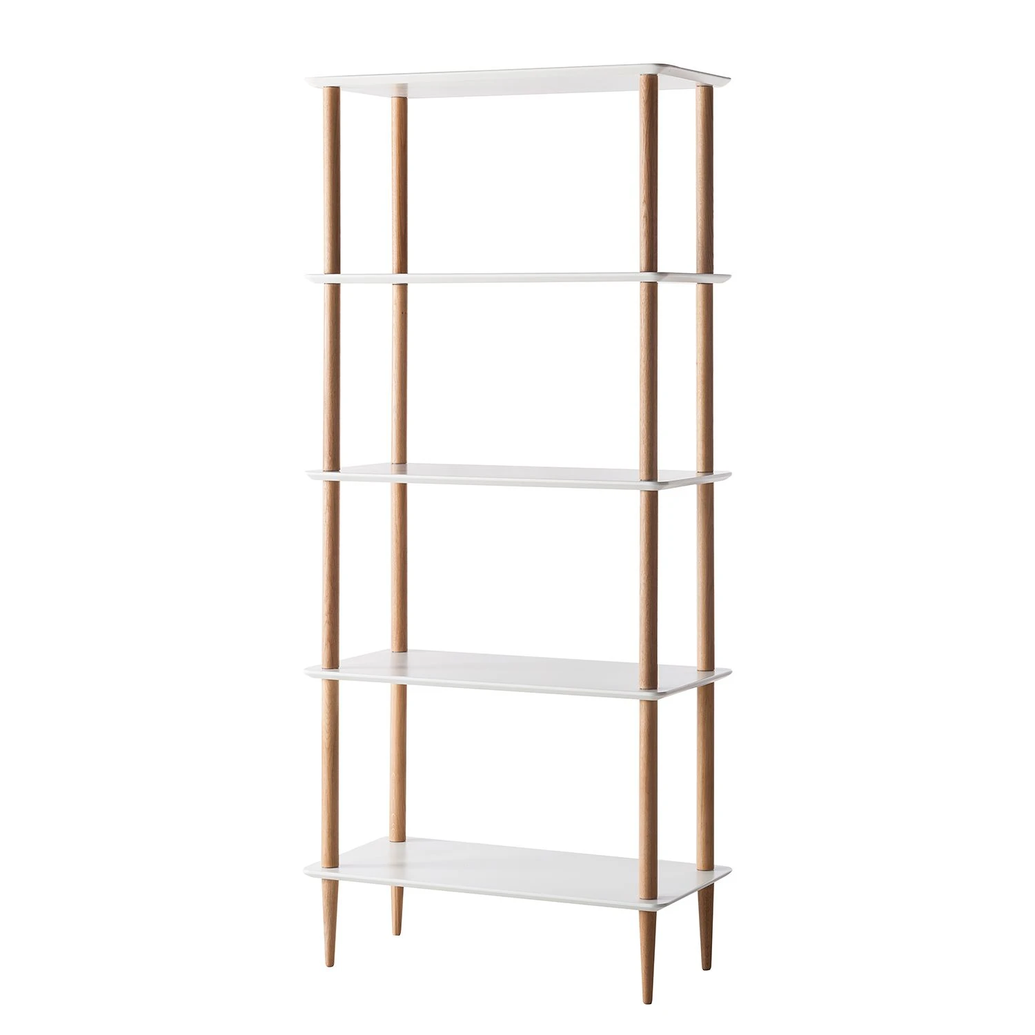 Mørteens Étagère Opalanka - Partiellement en chêne massif - Blanc / Chêne