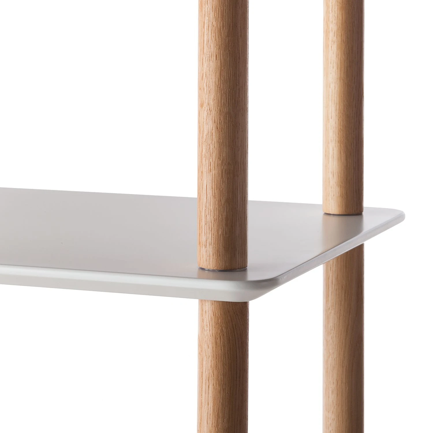 Mørteens Étagère Opalanka - Partiellement en chêne massif - Blanc / Chêne – Image 8