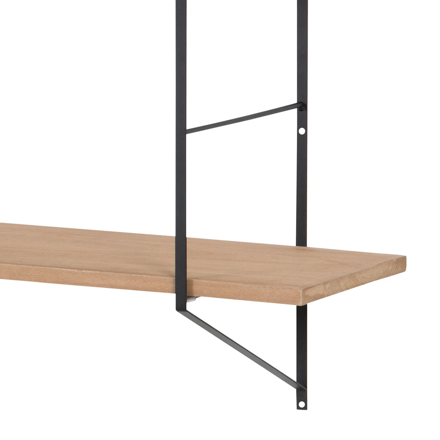 Mørteens Étagère Oxbow I - Paulownia massif / Métal - Paulownia / Noir – Image 5