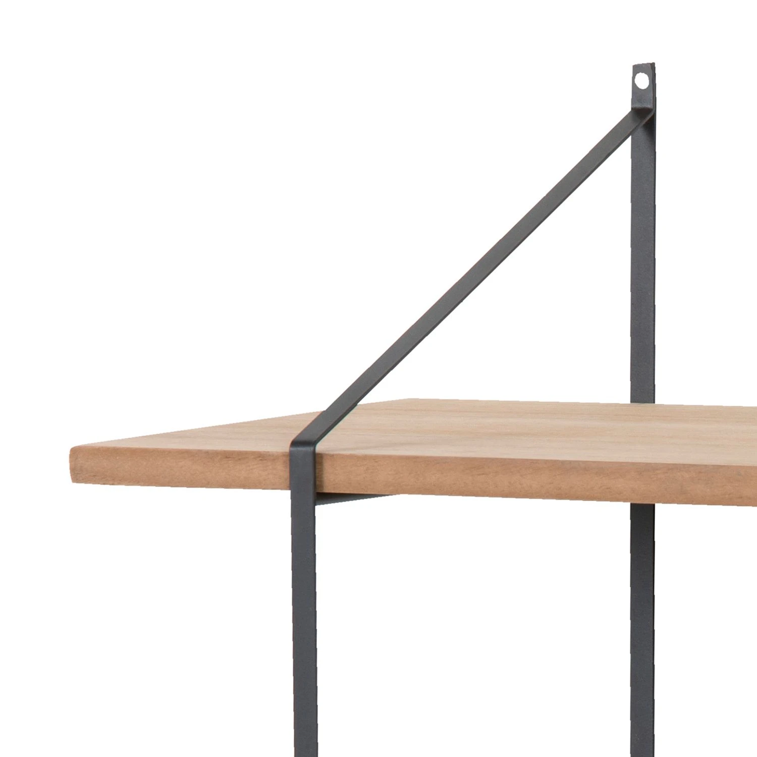 Mørteens Étagère Oxbow II - Paulownia massif / Métal - Paulownia / Noir – Image 6