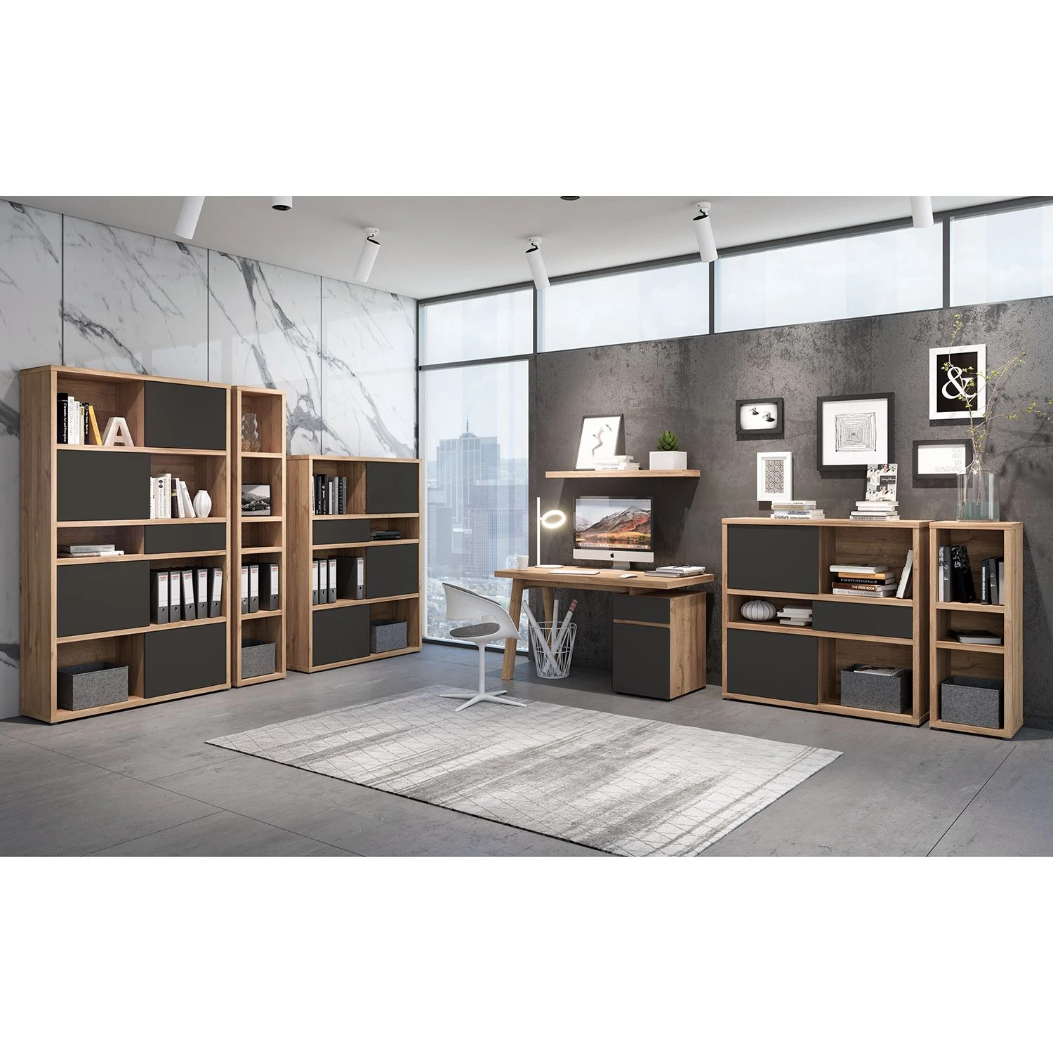 Fredriks Étagère Rya II - Hauteur : 113 cm – Image 3