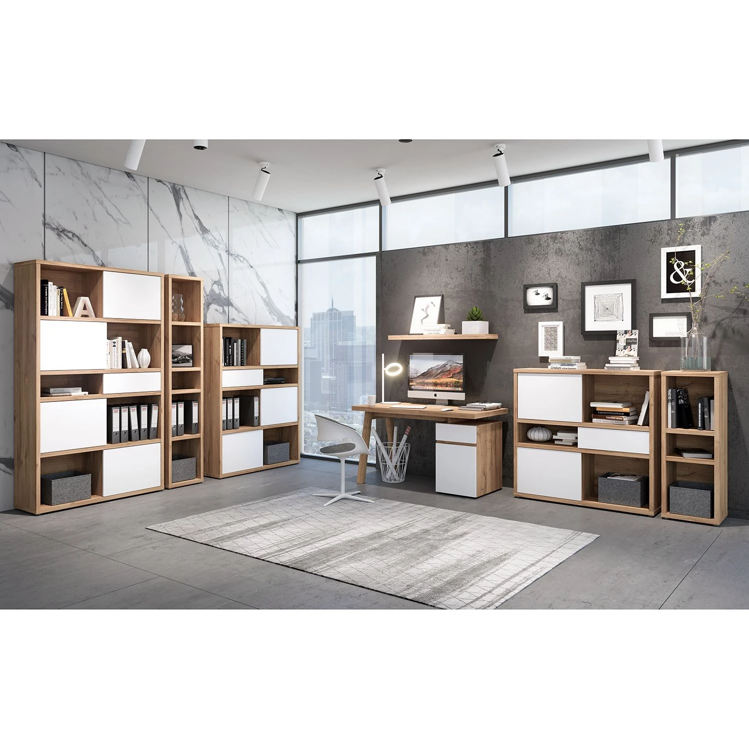 Fredriks Étagère Rya II - Hauteur : 113 cm – Image 5