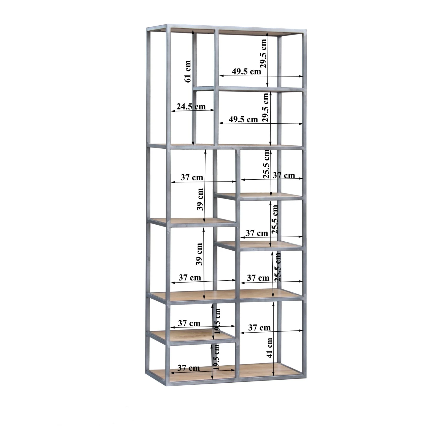 Ars manufacti Étagère Woodson III - Acacia Marron clair – Image 9