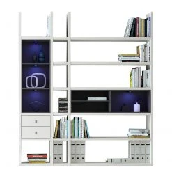 Fredriks Etagère Emporior III.B - Blanc / Noir - Sans éclairage