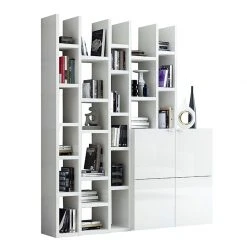 Loftscape Bibliothèque Emporior IV - Blanc brillant