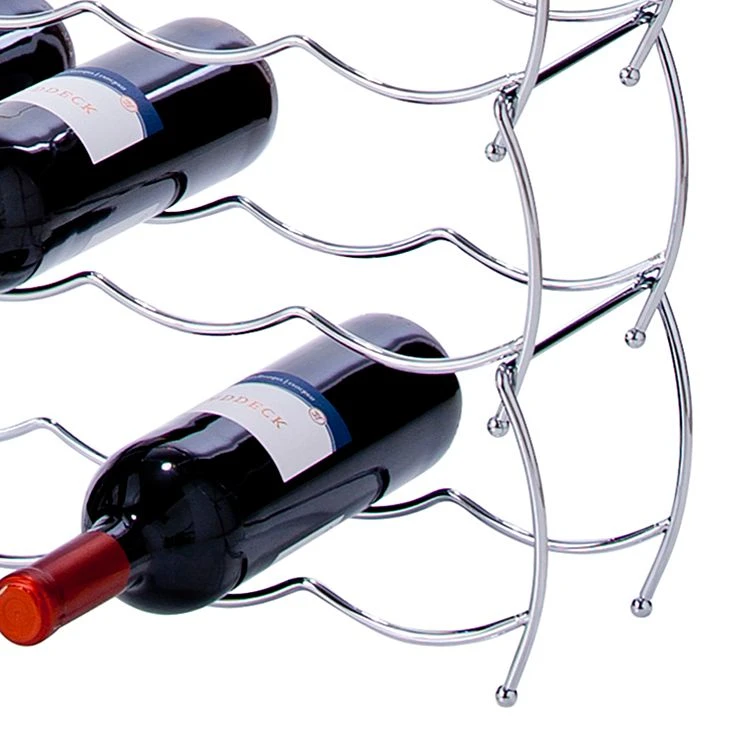 Zeller Range-bouteilles Kjell (lot de 3) - Chrome – Image 2