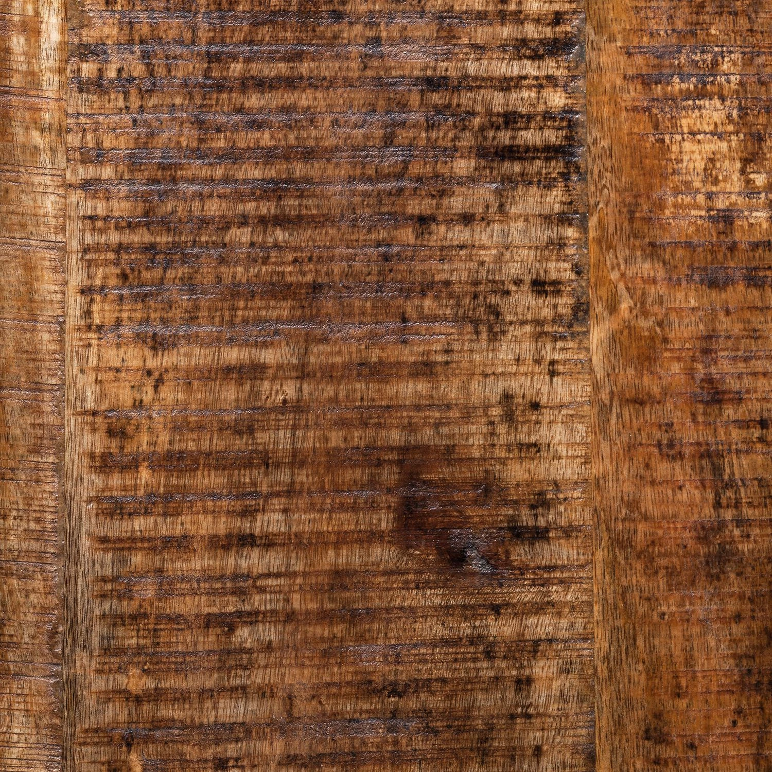 Ars manufacti Armoire à vin Hunter - Manguier massif / Métal - Manguier / Gris bleu – Image 8