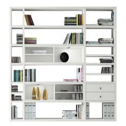 Loftscape Etagère XL Emporior II - Blanc crème - Avec éclairage