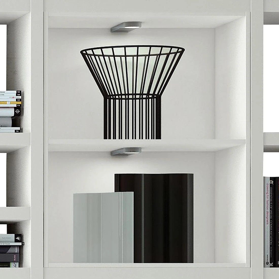 Loftscape Etagère XXL Emporior II - Blanc crème - Avec éclairage – Image 5