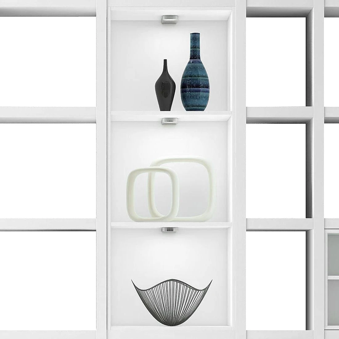 Loftscape Etagère XXL Emporior VII - Blanc - Avec éclairage – Image 5